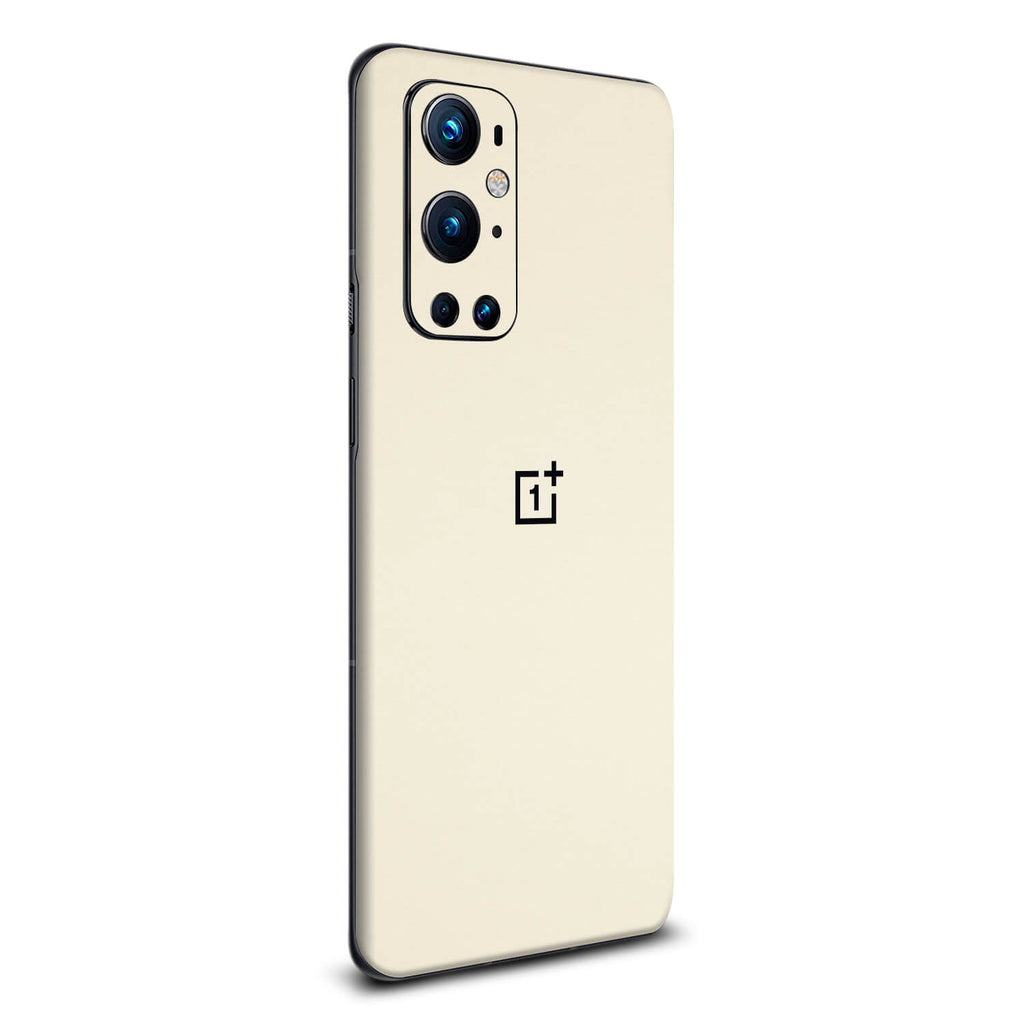 OnePlus 9 Pro Textured Matt Cream Skins