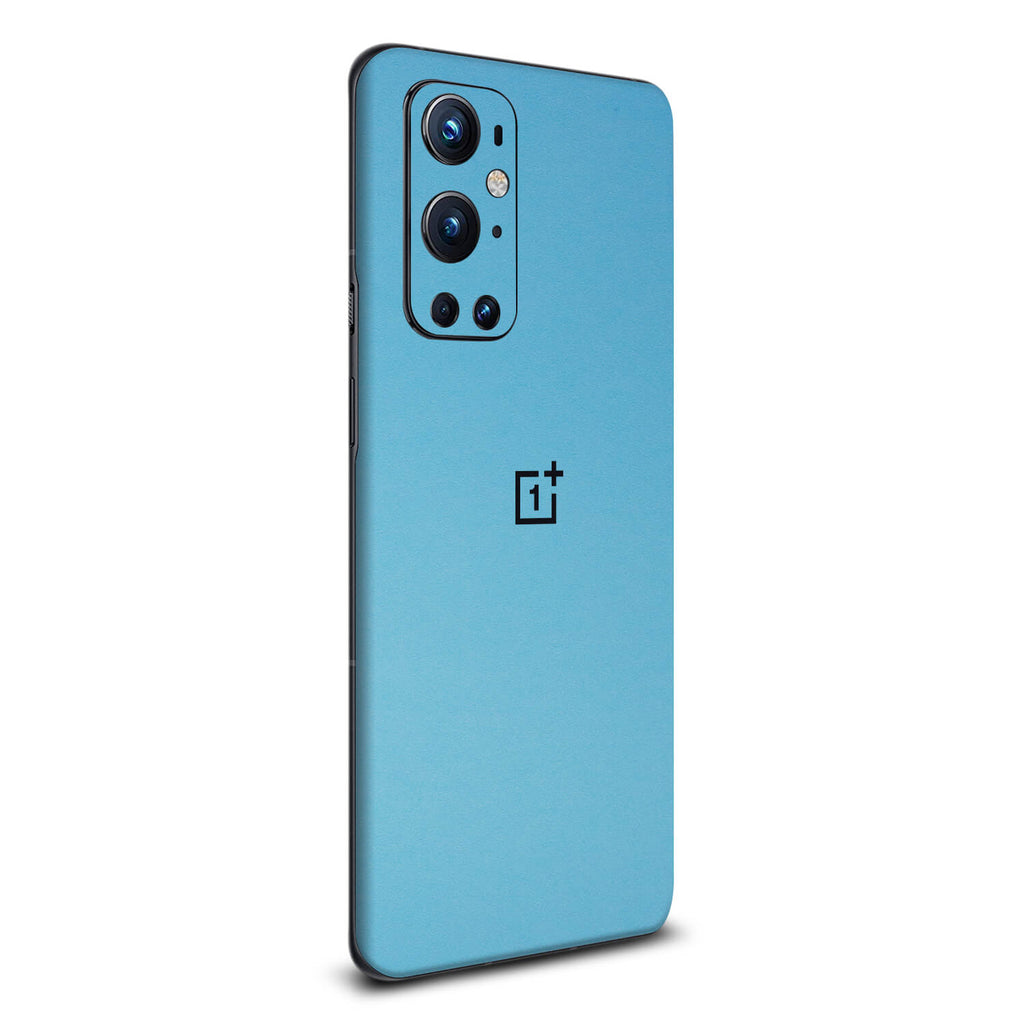 OnePlus 9 Pro Textured Matt Light Blue Skins