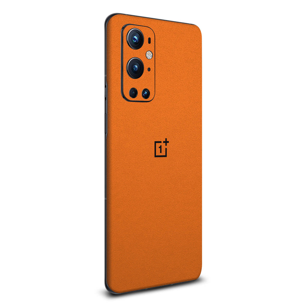 OnePlus 9 Pro Textured Matt Orange Skins