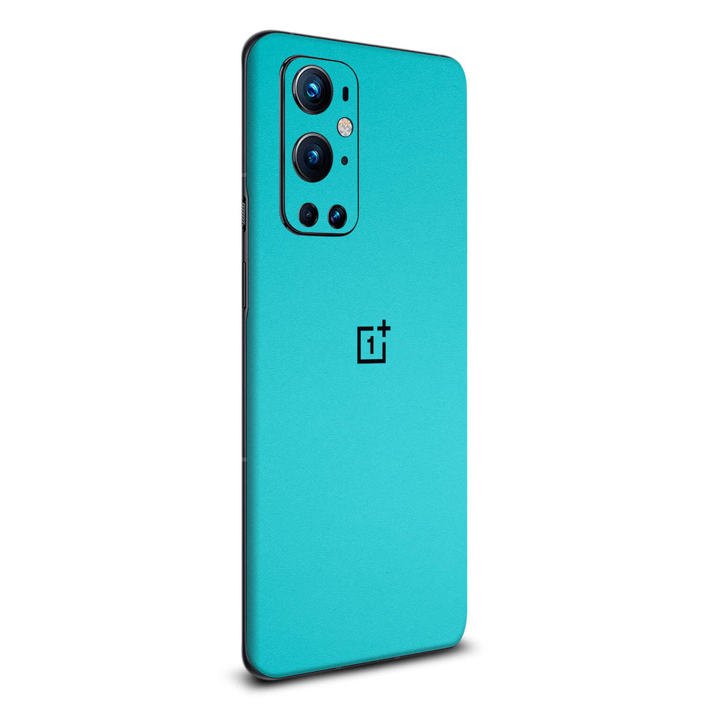 OnePlus 9 Pro Textured Matt Turquoise Skins