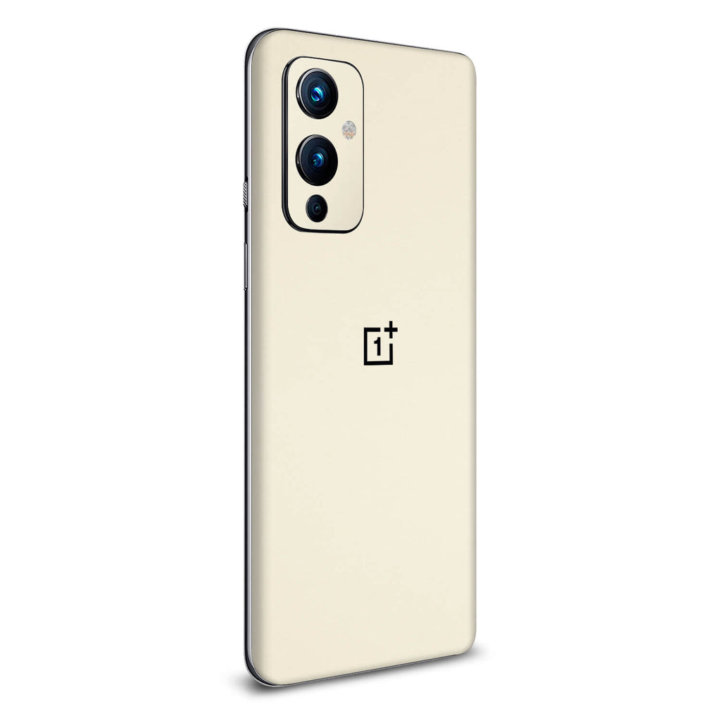 OnePlus 9 Textured Matt Cream Skins