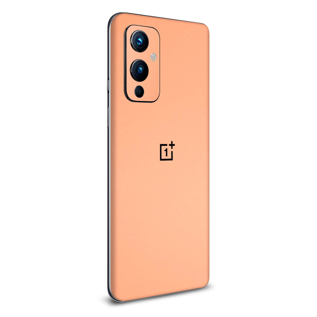OnePlus 9 Textured Matt Peach Skins