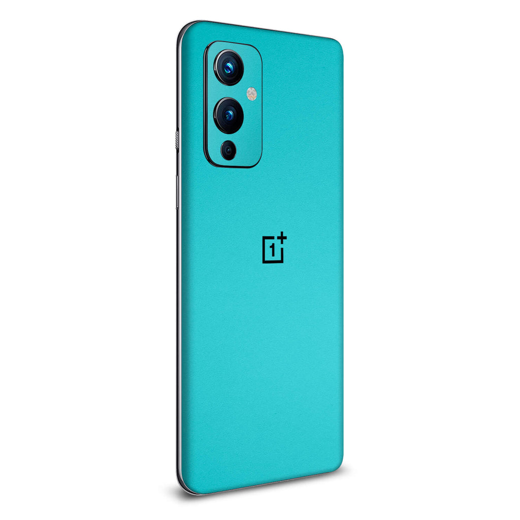 OnePlus 9 Textured Matt Turquoise Skins