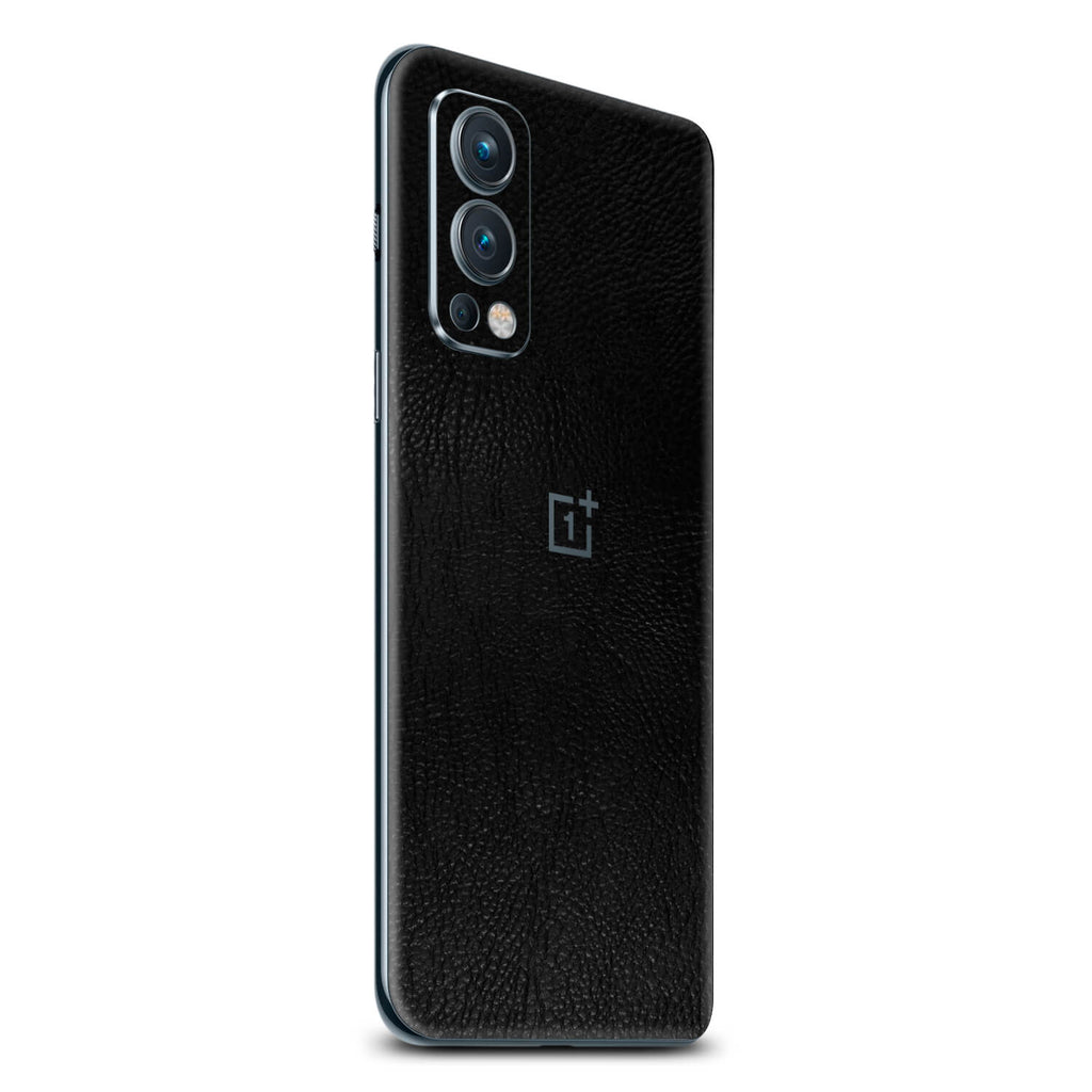 OnePlus Nord 2 Black leather skins