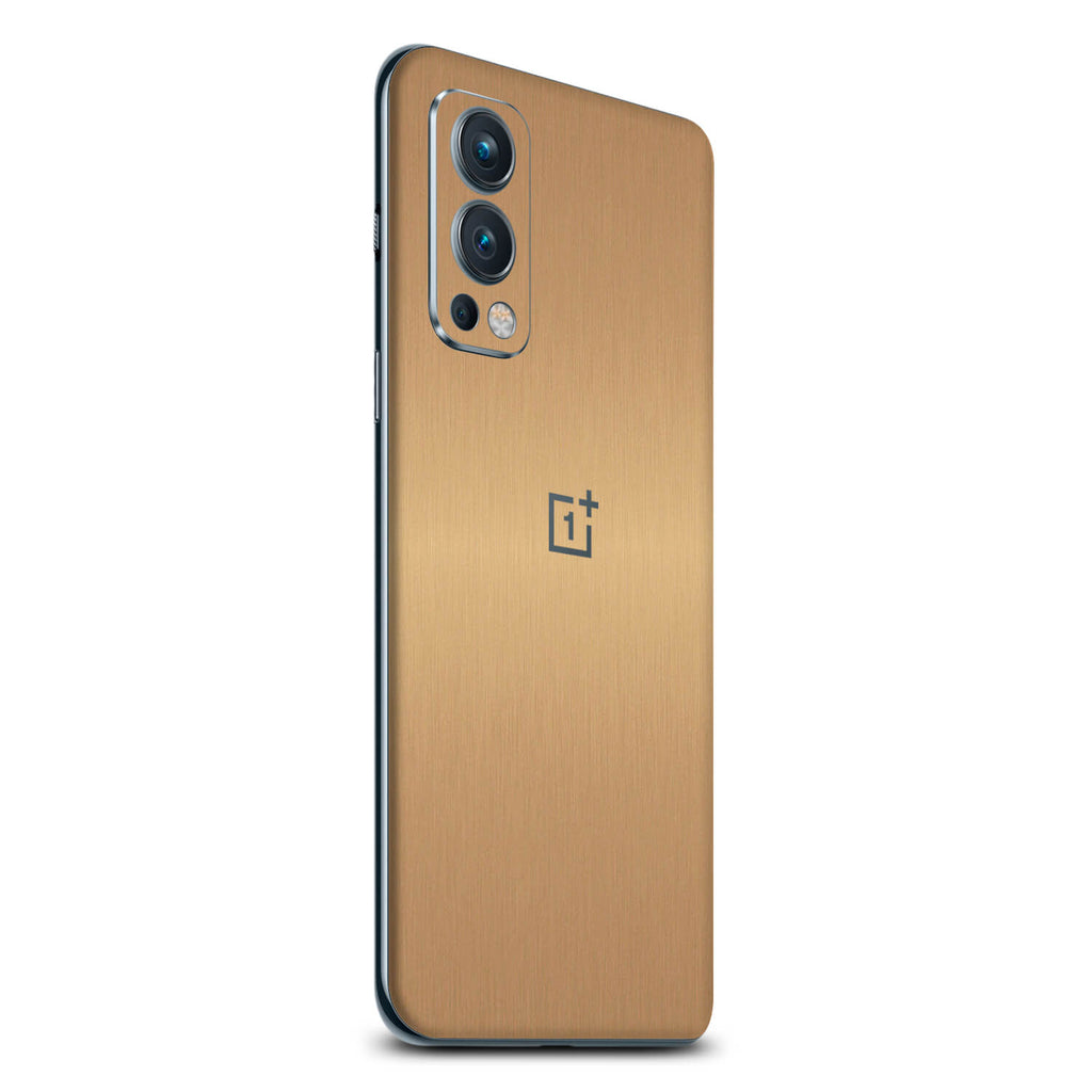 OnePlus Nord 2 Brushed gold skins