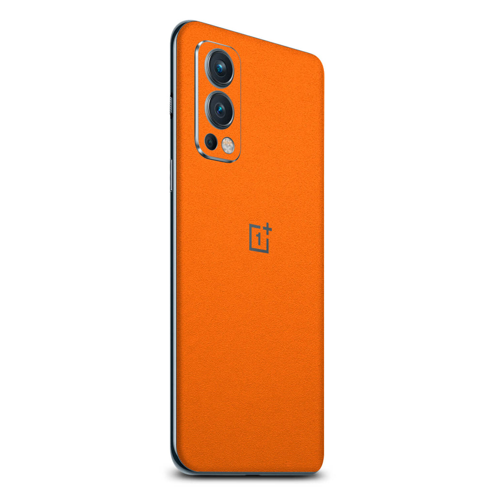 OnePlus Nord 2 Textured matt orange skins