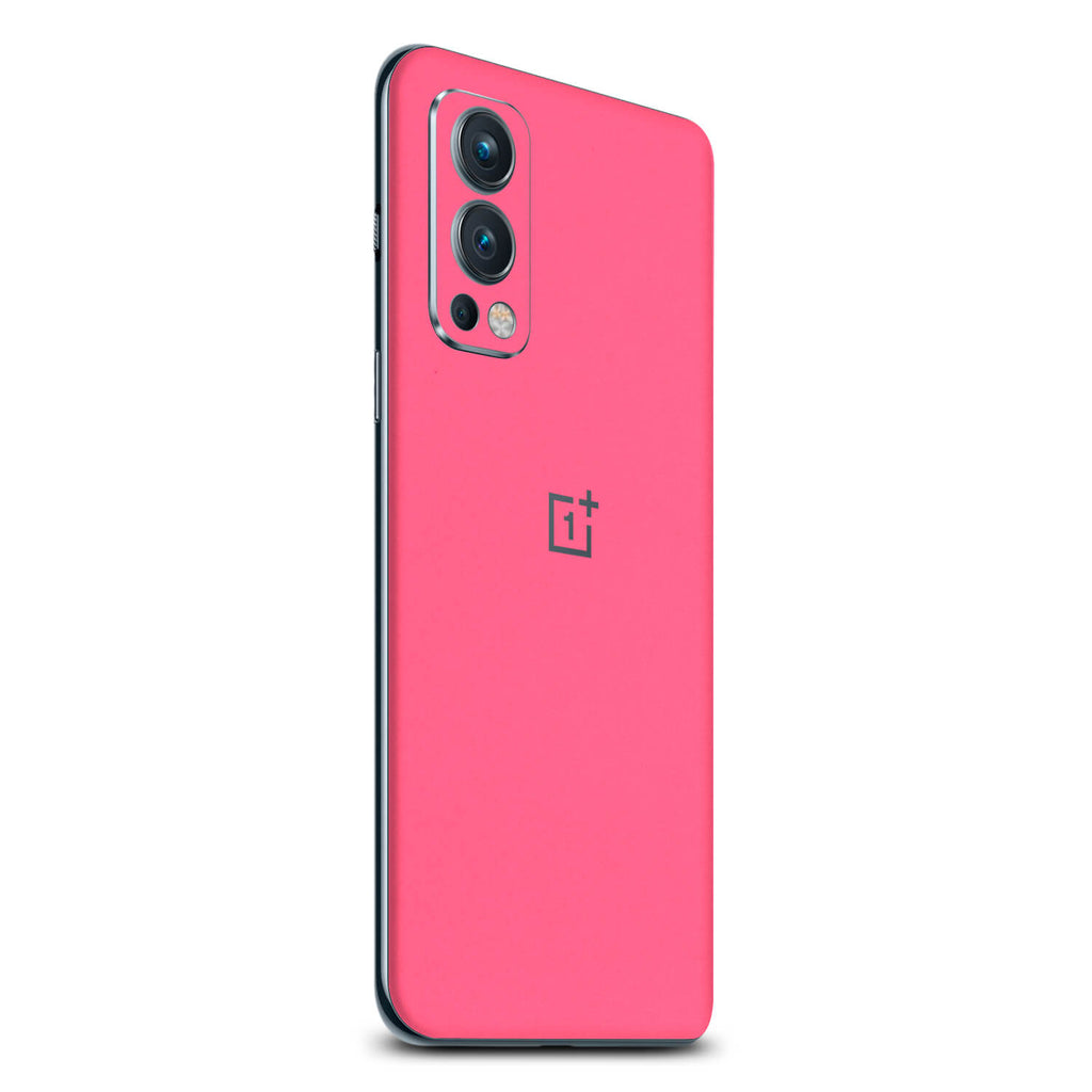 OnePlus Nord 2 Textured matt pink skins