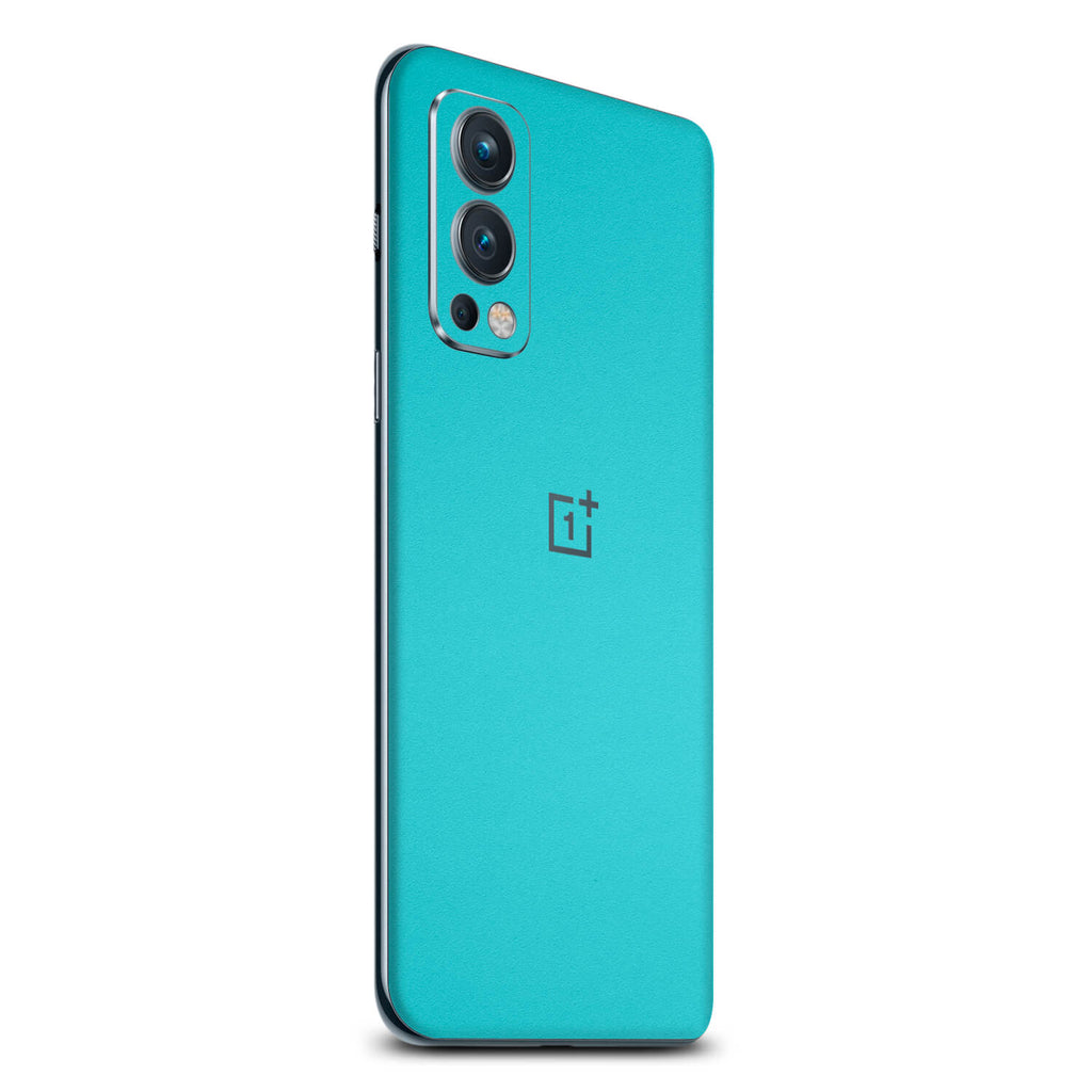 OnePlus Nord 2 Textured matt turquoise skins