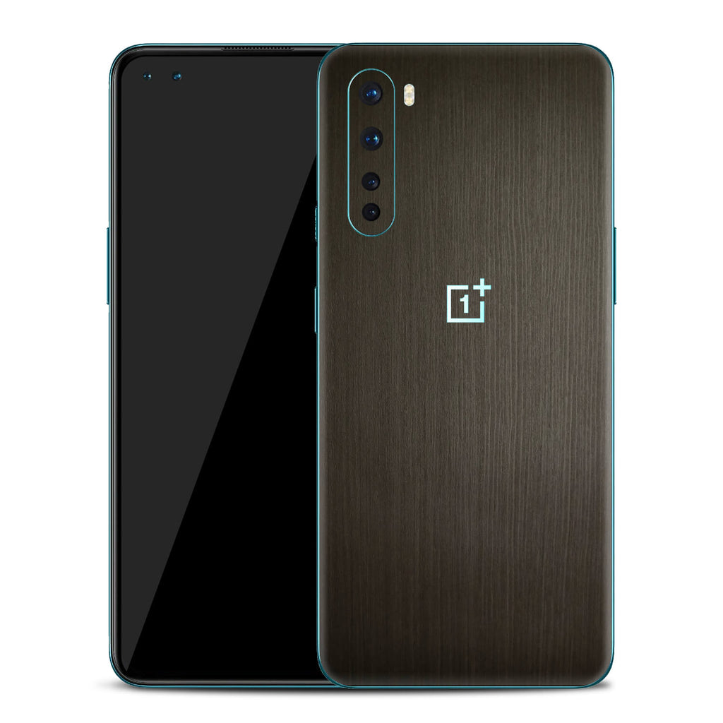 OnePlus Nord Silverblack Wood Skins