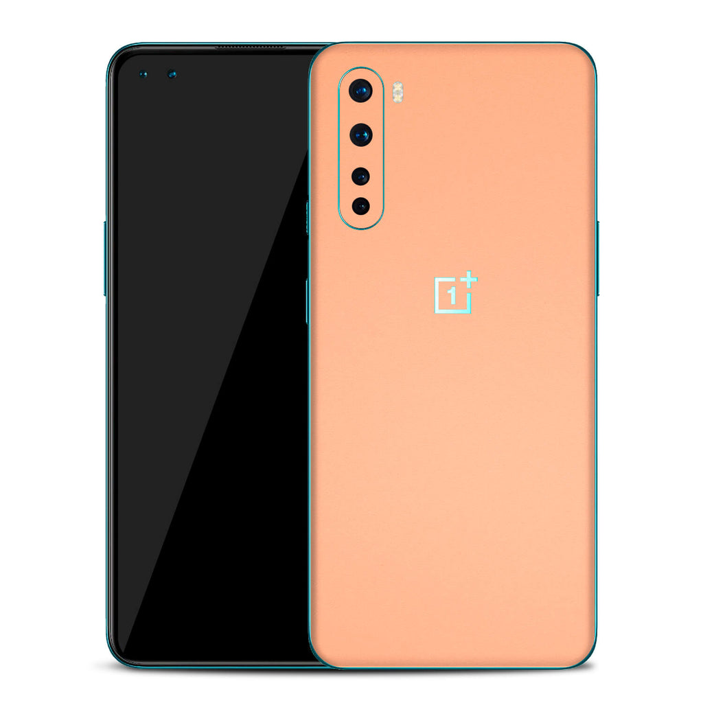 OnePlus Nord Textured Matt Peach Skins