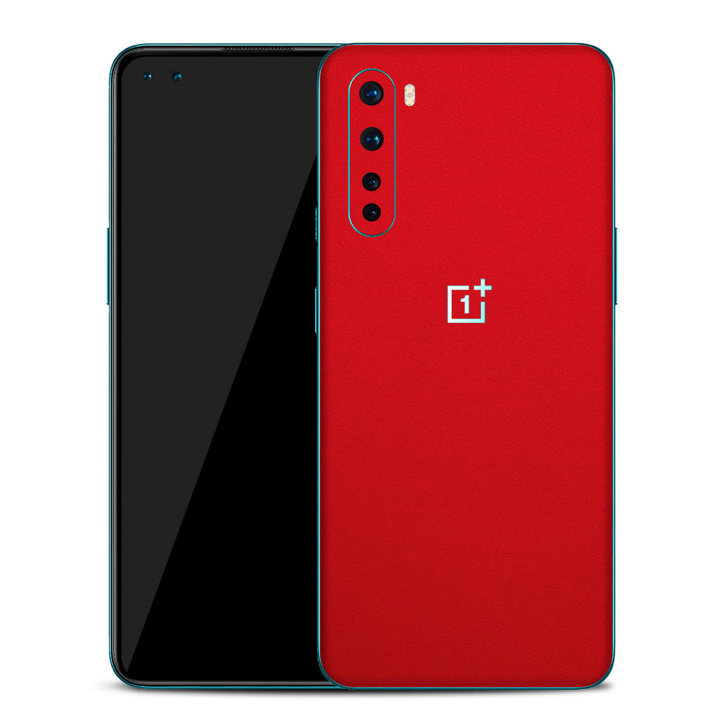 OnePlus Nord Textured Matt Red Skins