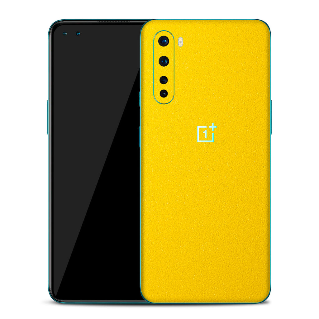 OnePlus Nord Textured Matt Yellow Skins