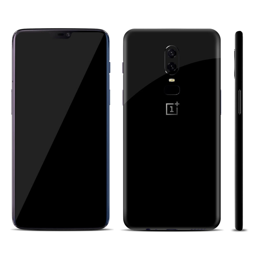 OnePlus 6 Black Gloss Skins