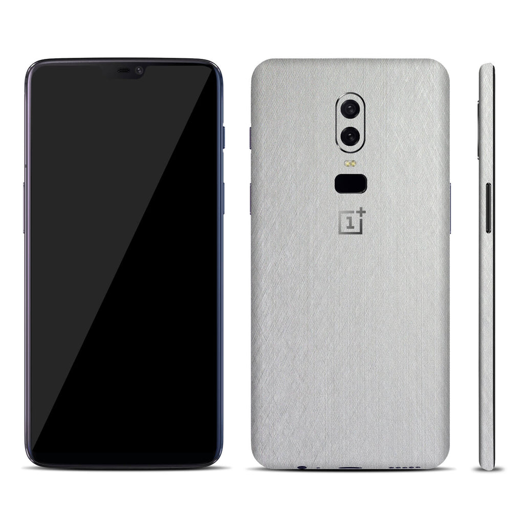 OnePlus 6 Brushed Aluminium Skins
