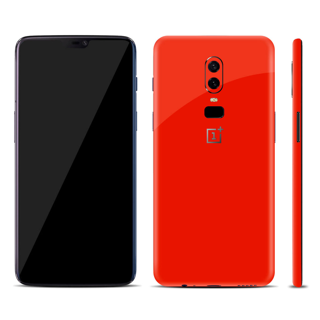 OnePlus 6 Dragon Red Gloss Skins