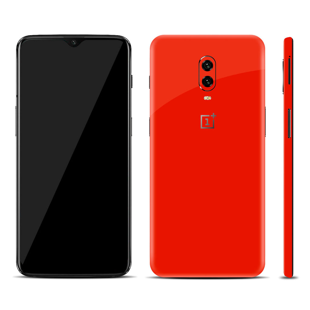 OnePlus 6T Dragon Red Gloss Skins