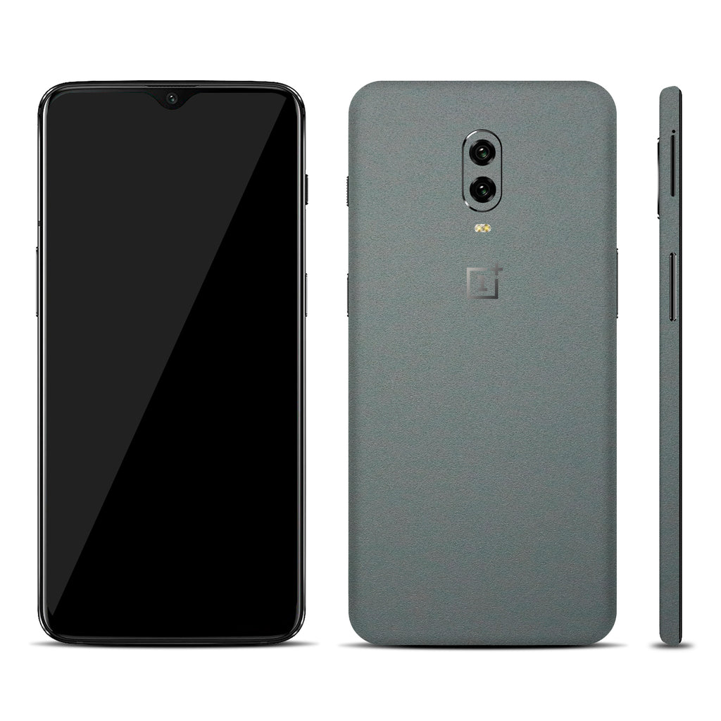 OnePlus 6T Textured Matt Grey Skins