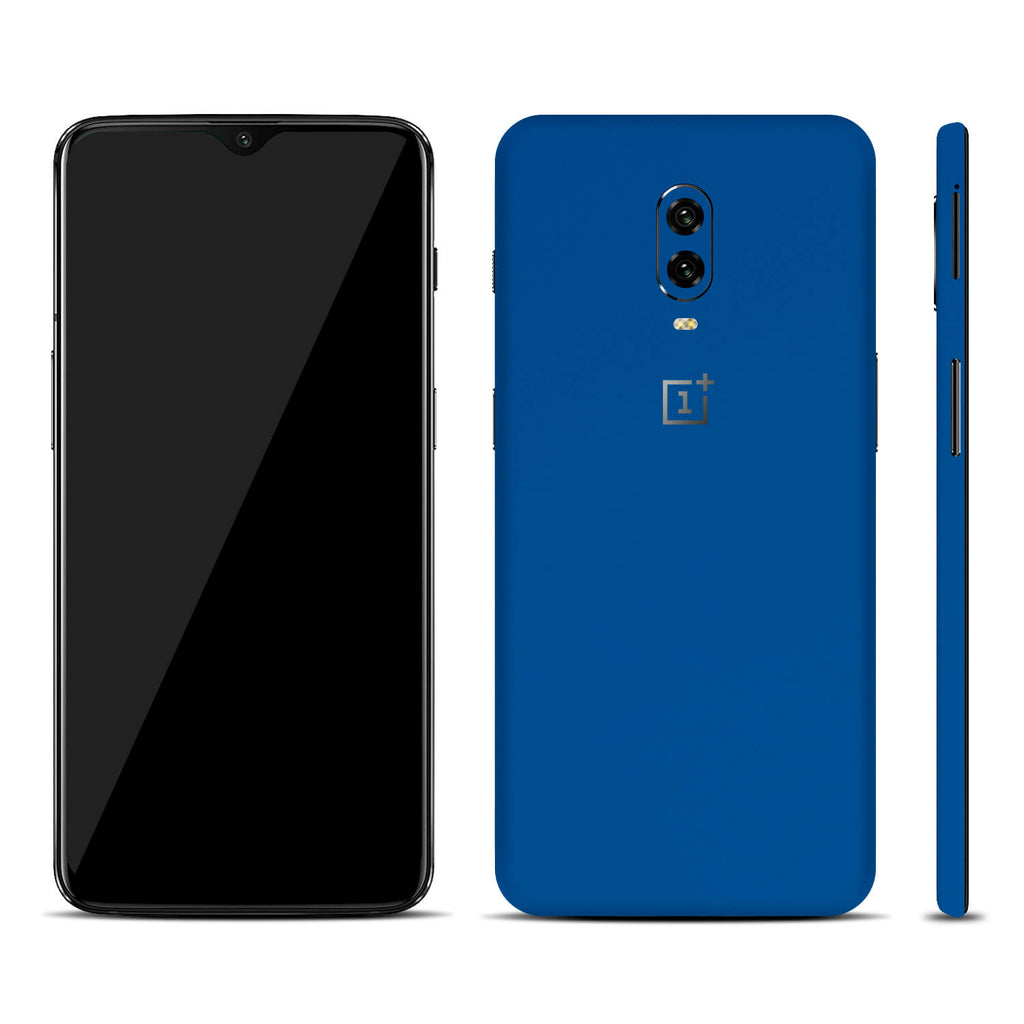 OnePlus 6T Textured Matt Royal Blue Skins