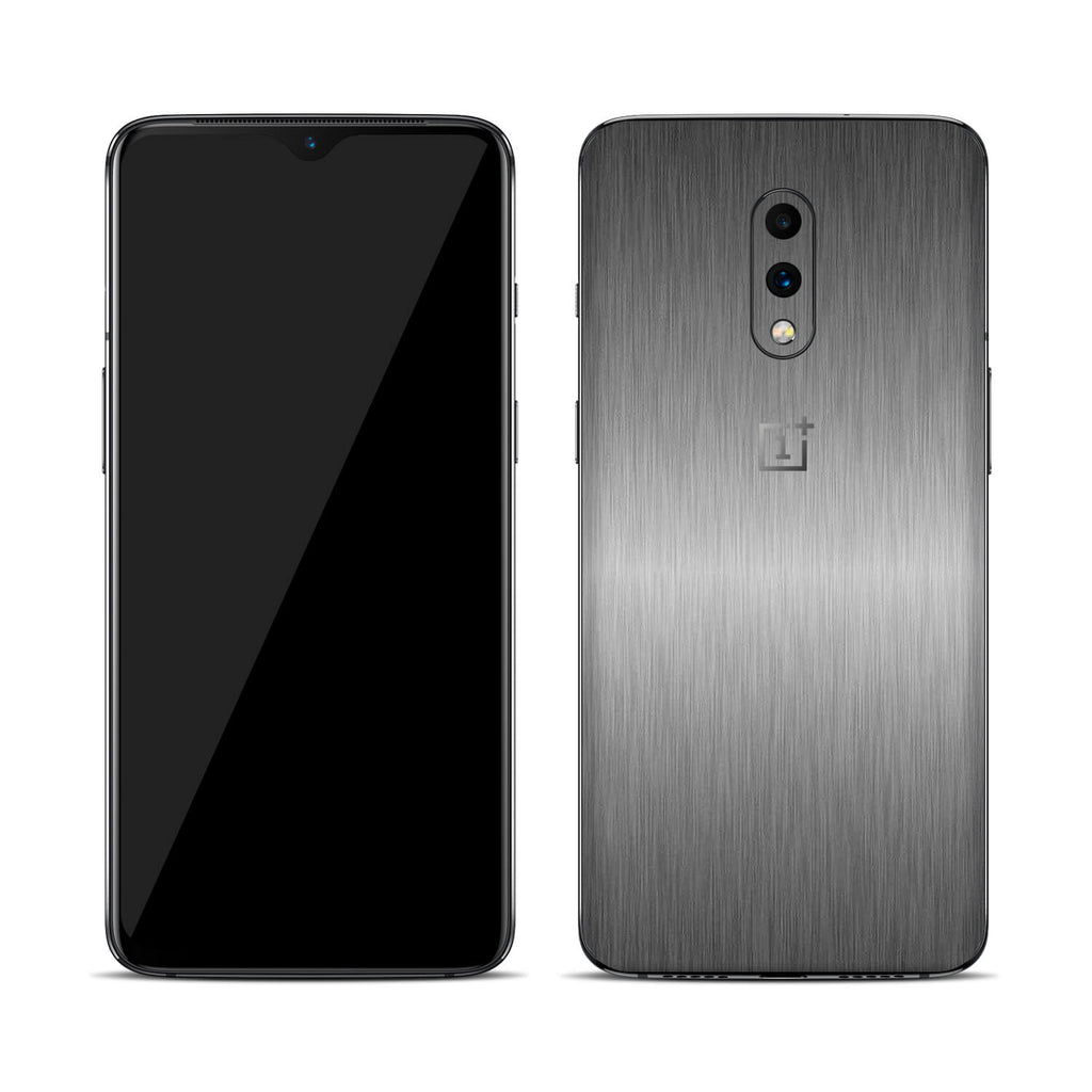OnePlus 7 Brushed Titanium Skins
