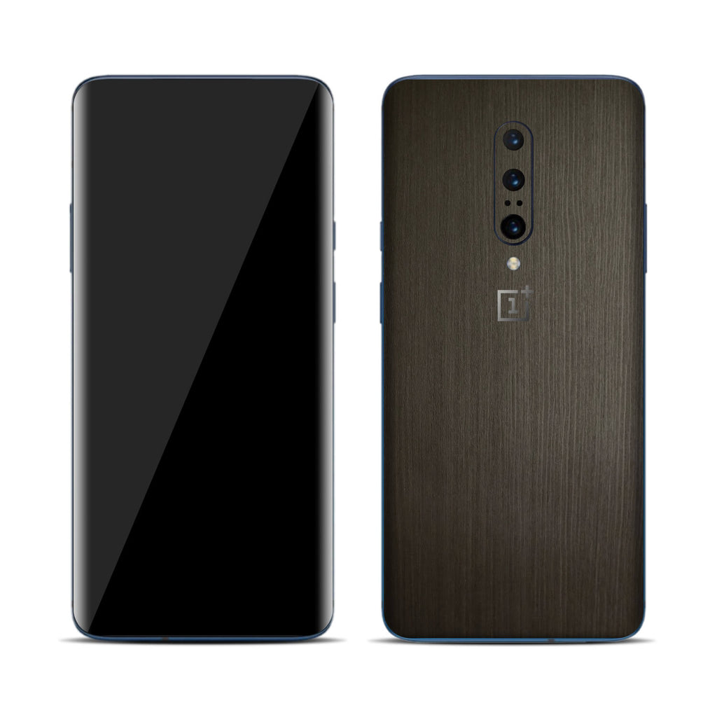 OnePlus 7 Pro Silverblack Wood Skins