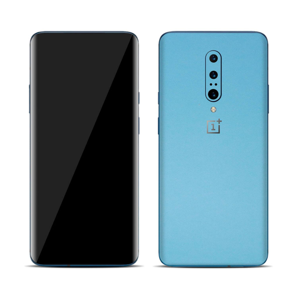 OnePlus 7 Pro Textured Matt Light Blue Skins
