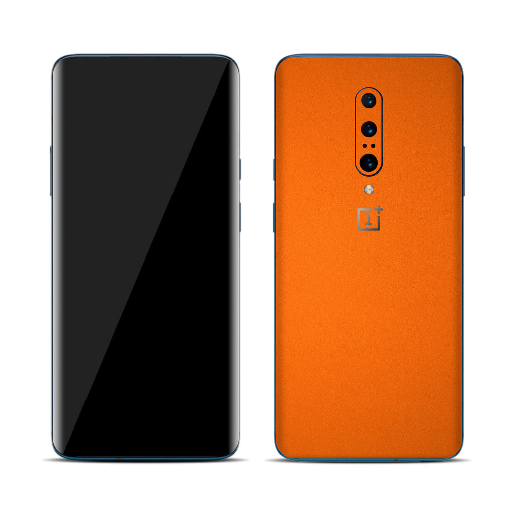 OnePlus 7 Pro Textured Matt Orange Skins