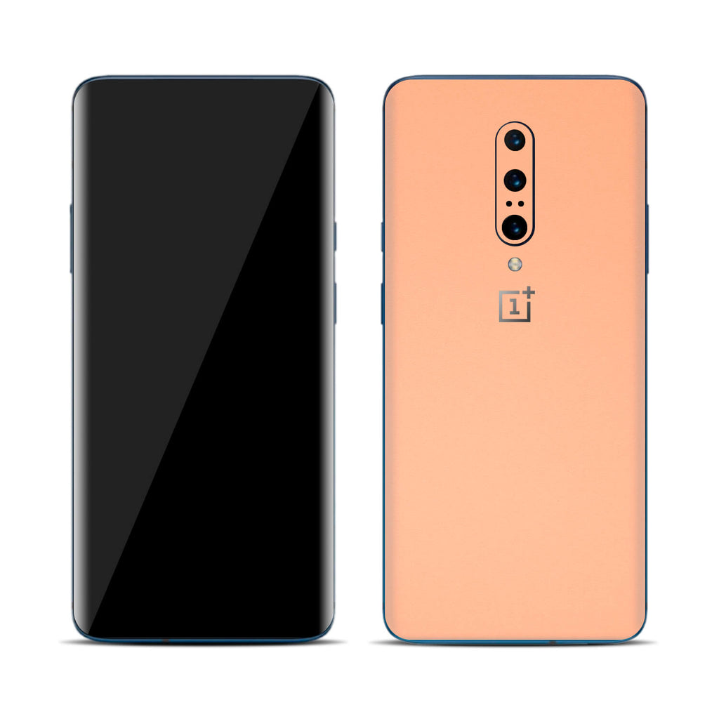OnePlus 7 Pro Textured Matt Peach Skins