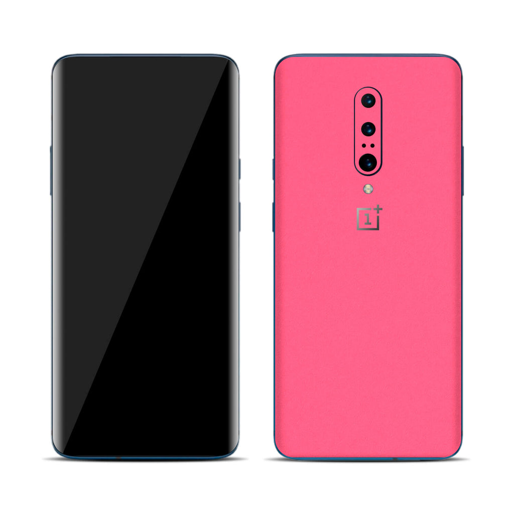 OnePlus 7 Pro Textured Matt Pink Skins