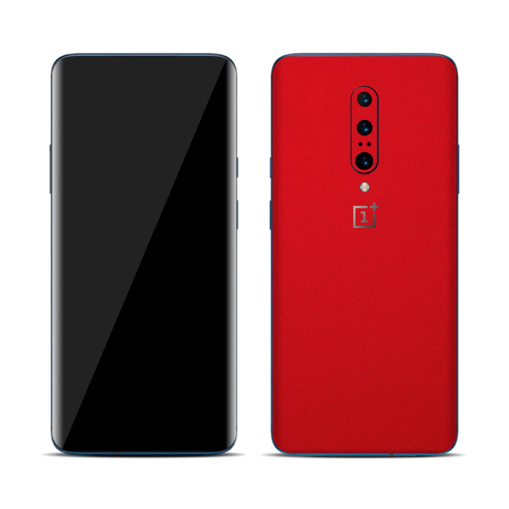 OnePlus 7 Pro Textured Matt Red Skins