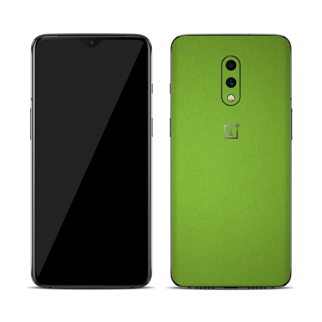 OnePlus 7 Textured Matt Green Skins