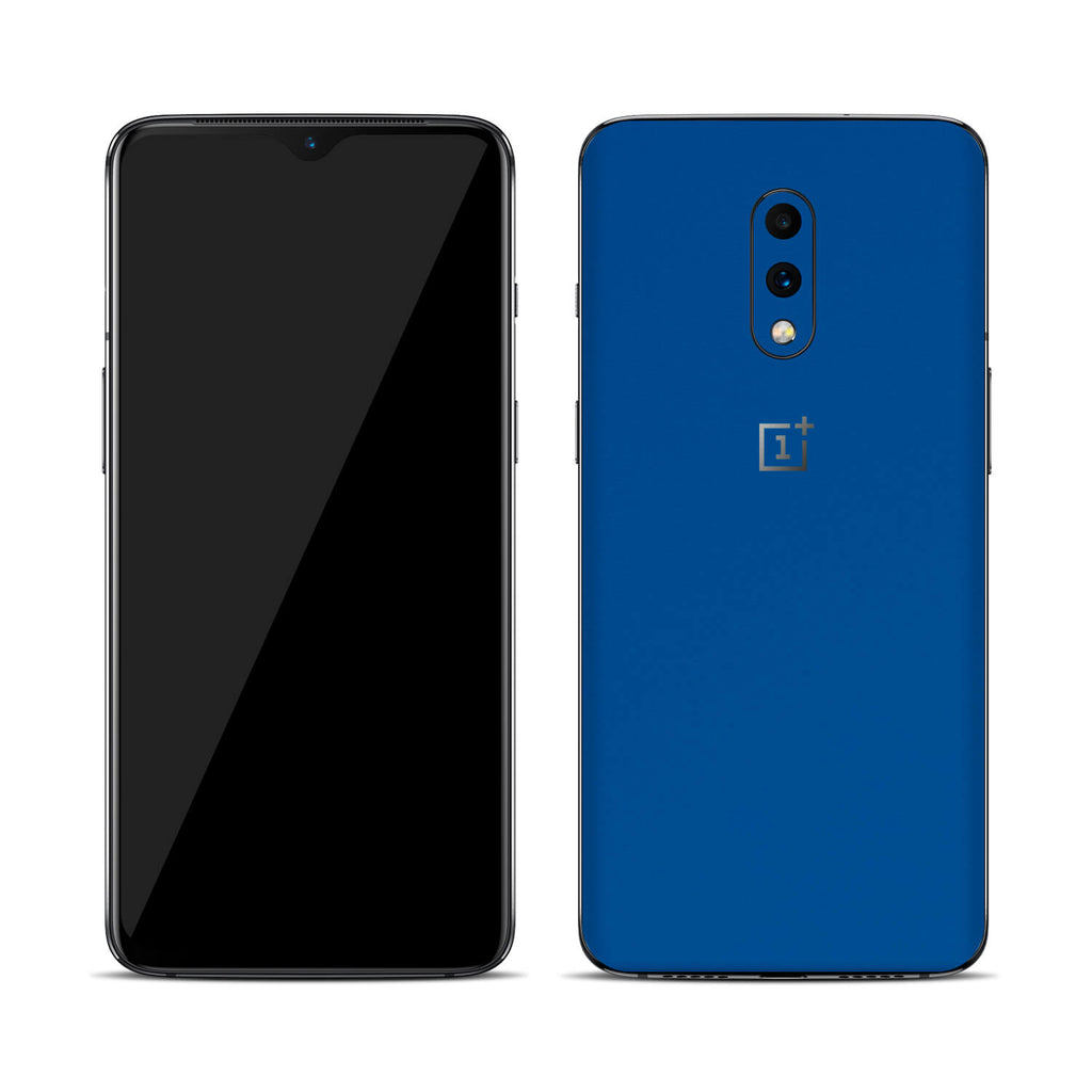 OnePlus 7 Textured Matt Royal Blue Skins