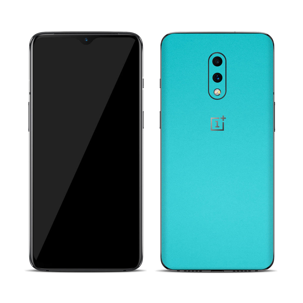 OnePlus 7 Textured Matt Turquoise Skins