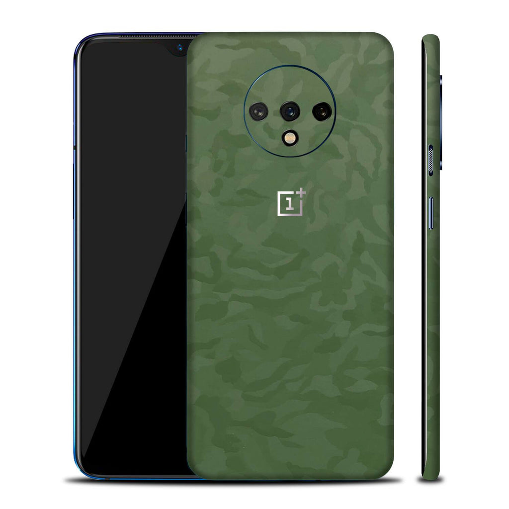 OnePlus 7T Green Camo Skins