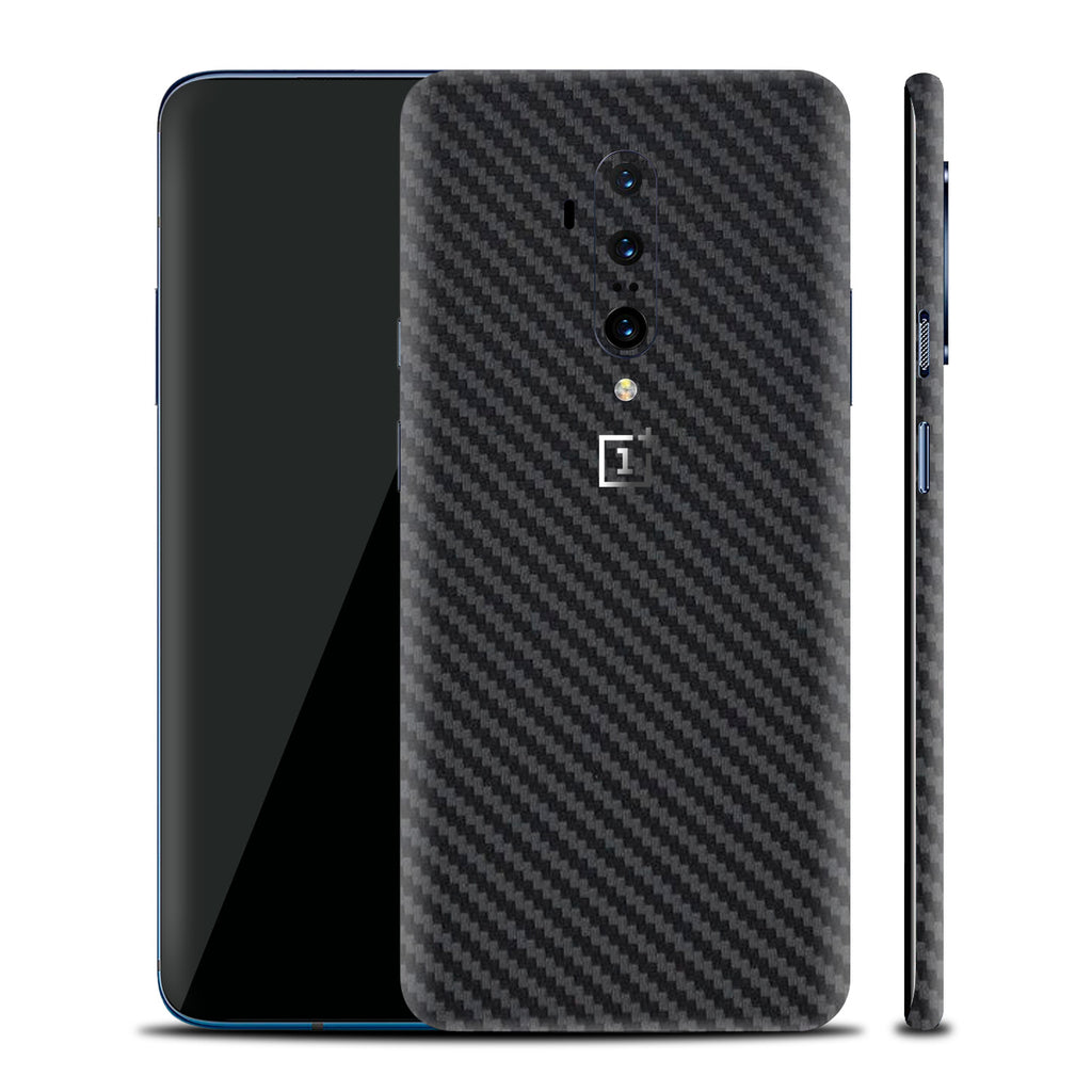 OnePlus 7T Pro Black Carbon Fibre Skins