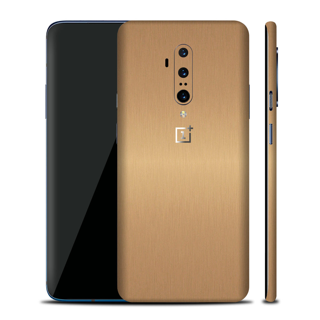 OnePlus 7T Pro Brushed Gold Skins