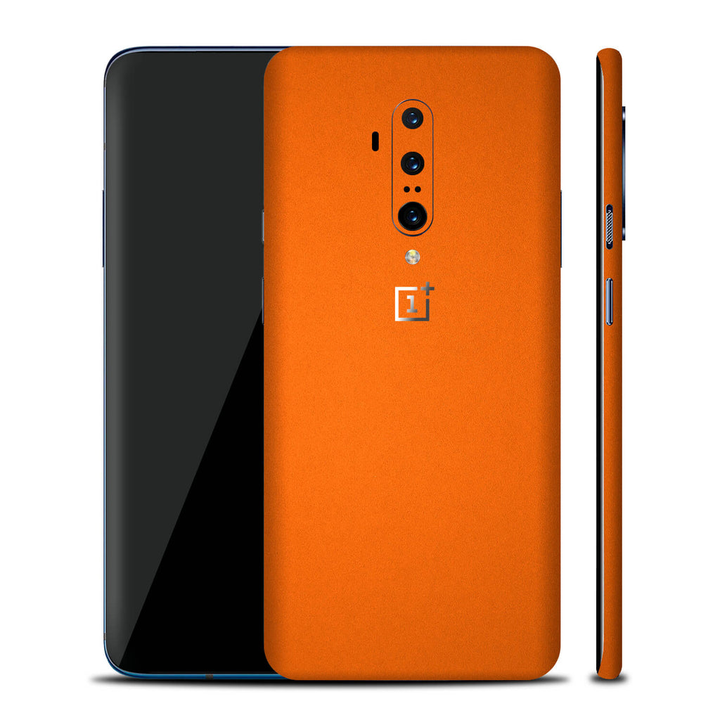 OnePlus 7T Pro Textured Matt Orange Skins