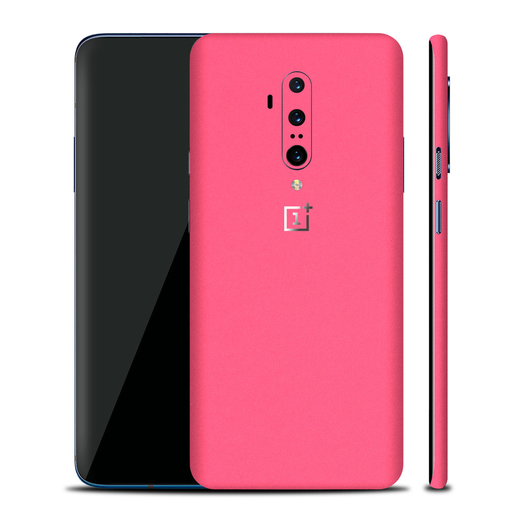 OnePlus 7T Pro Textured Matt Pink Skins