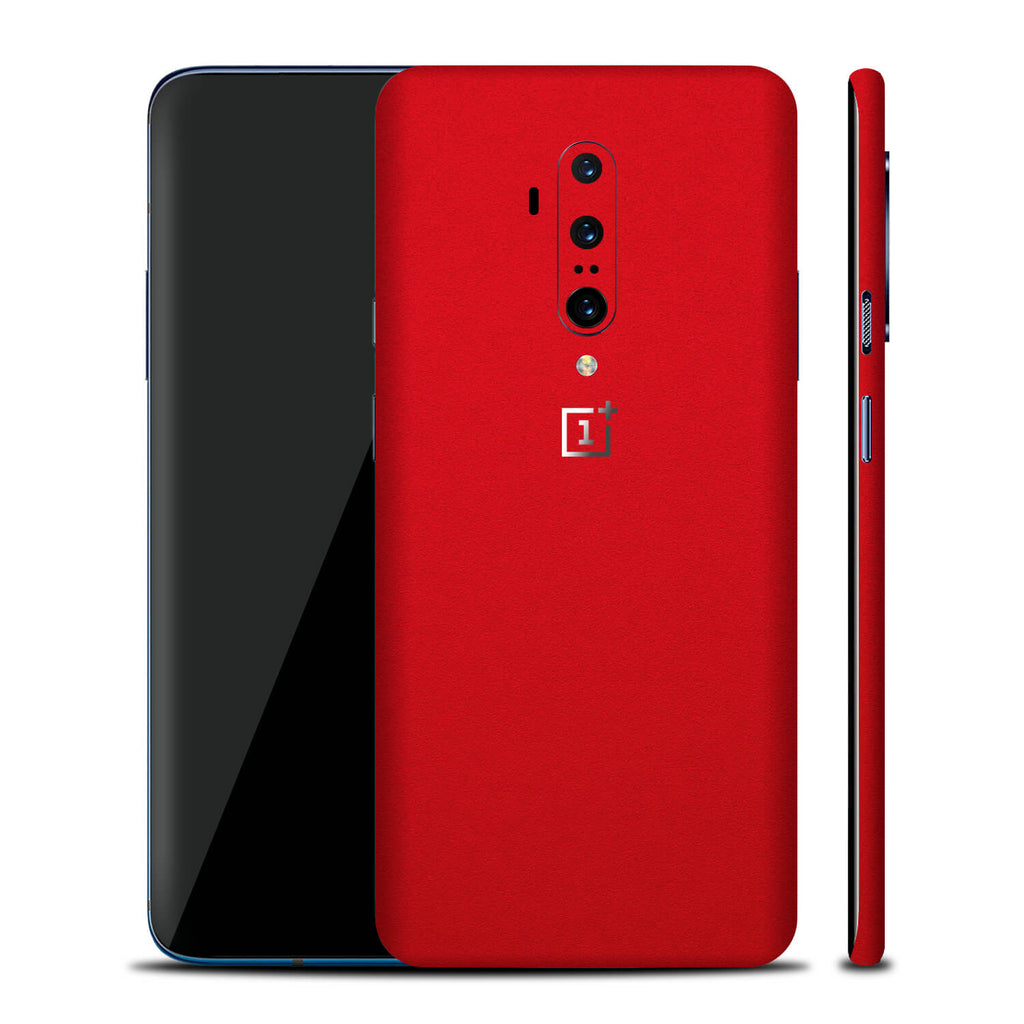 OnePlus 7T Pro Textured Matt Red Skins