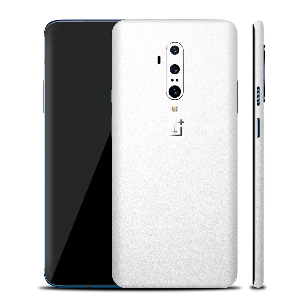 OnePlus 7T Pro Textured Matt White Skins