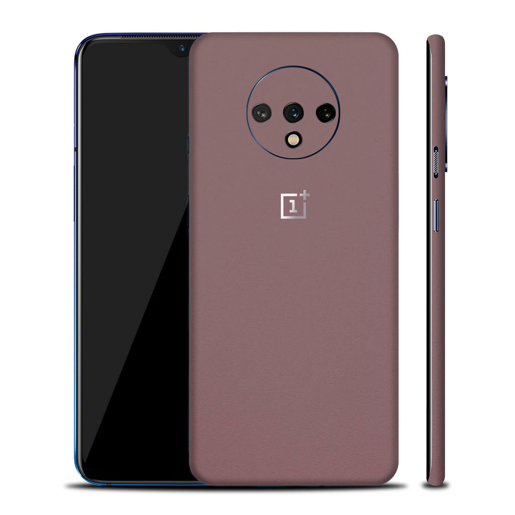 OnePlus 7T Textured Matt Mulberry Skins