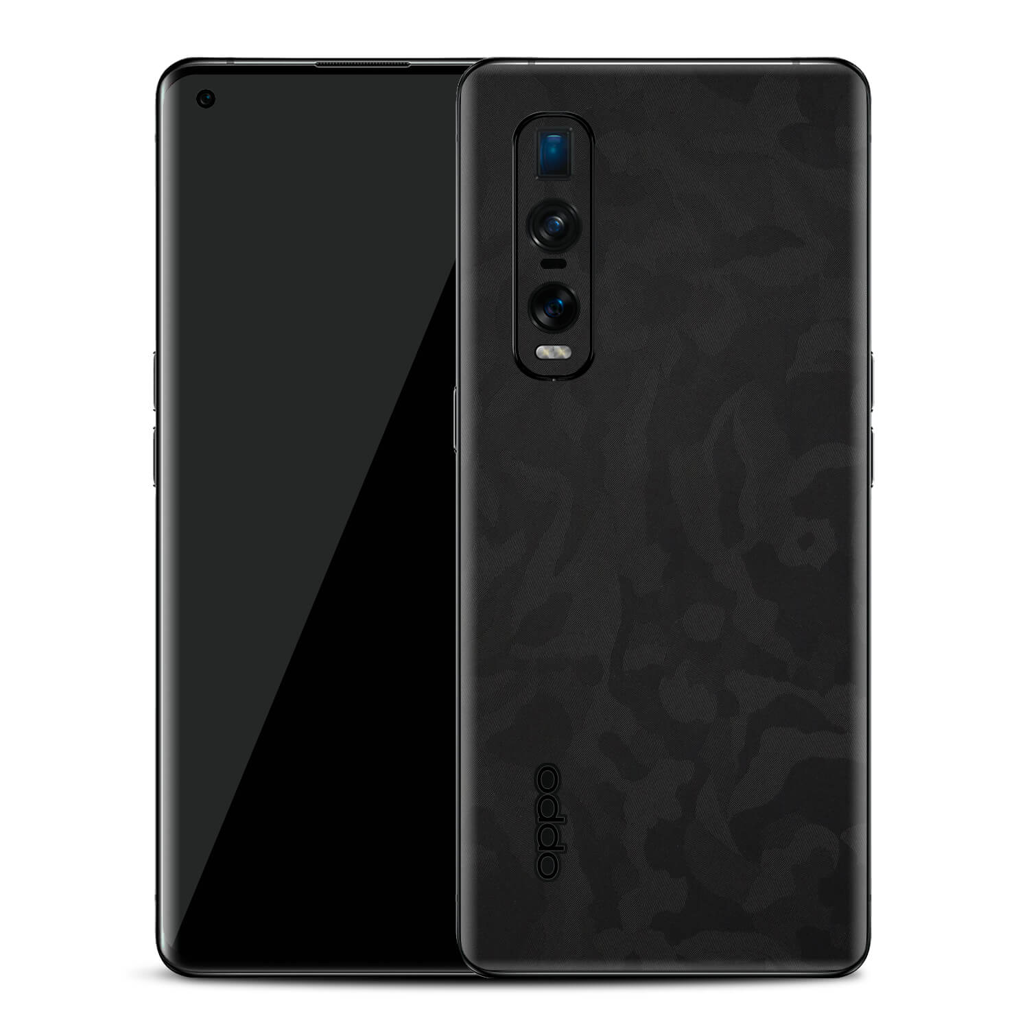 Oppo Find X2 Pro Black Camo Skins