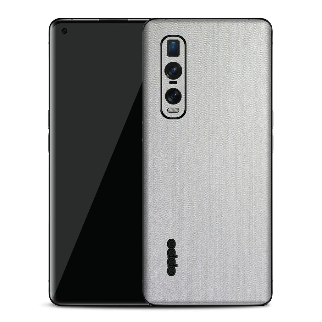 Oppo Find X2 Pro Brushed Aluminium Skins