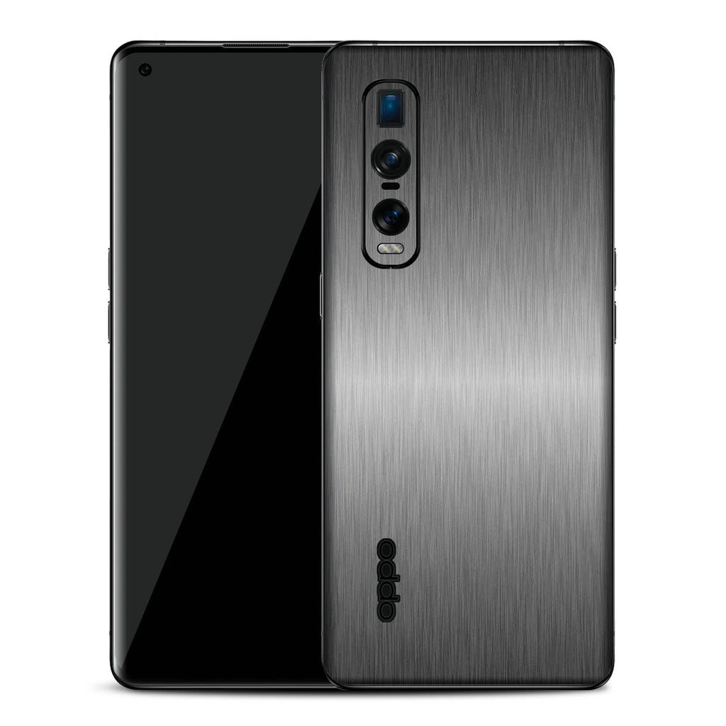 Oppo Find X2 Pro Brushed Titanium Skins