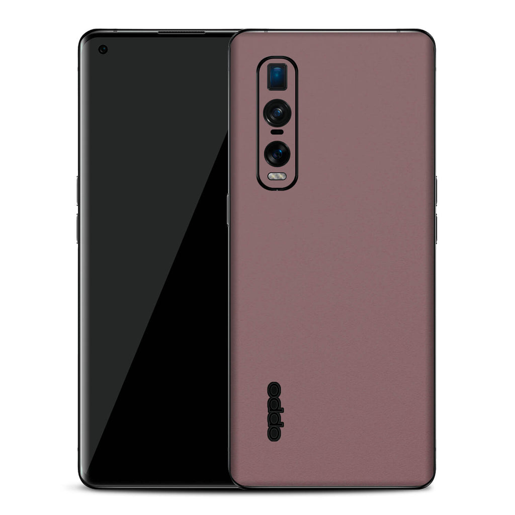 Oppo Find X2 Pro Textured Matt Mulberry Skins