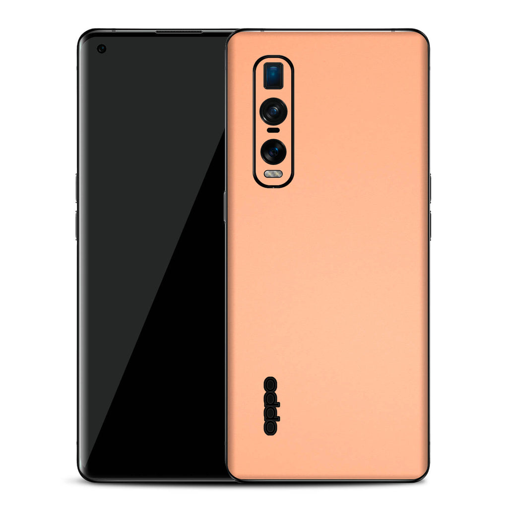 Oppo Find X2 Pro Textured Matt Peach Skins