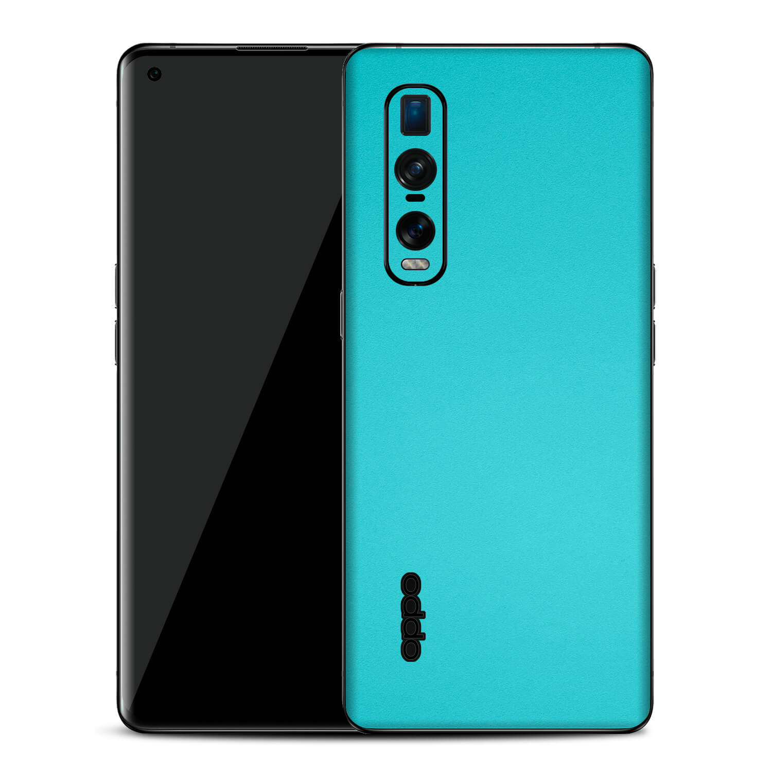 Oppo Find X2 Pro Textured Matt Turquoise Skins