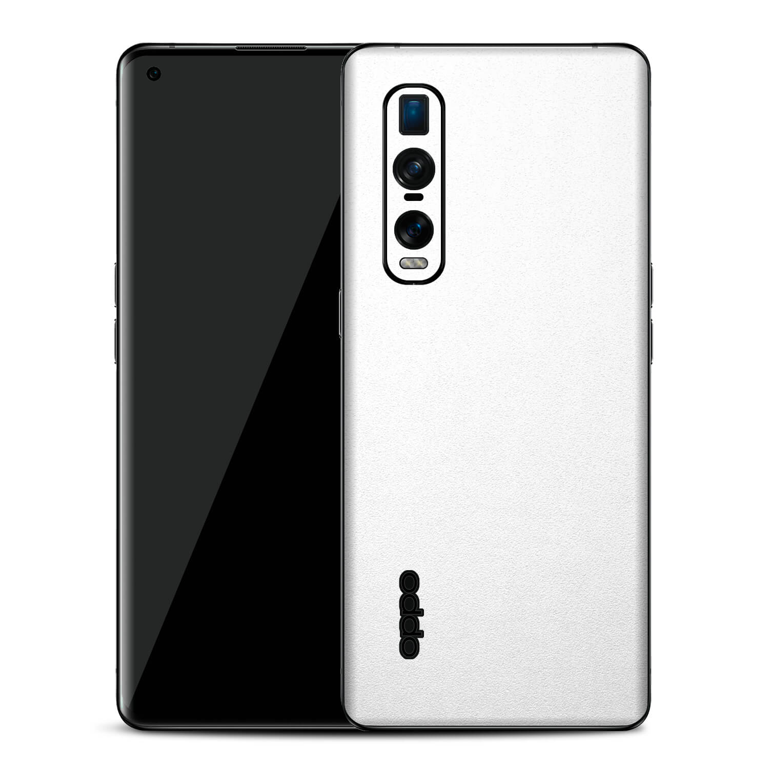 Oppo Find X2 Pro Textured Matt White Skins