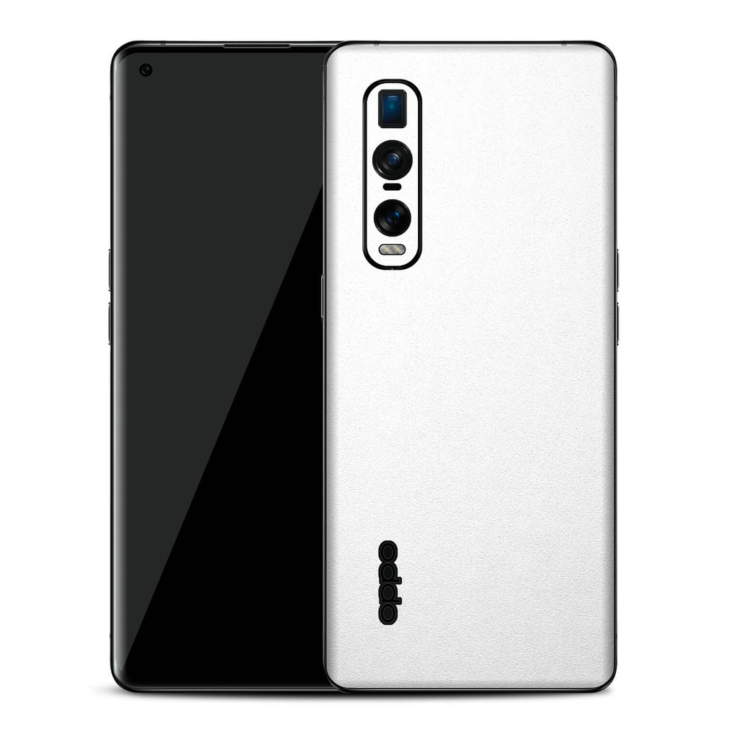 Oppo Find X2 Pro Textured Matt White Skins
