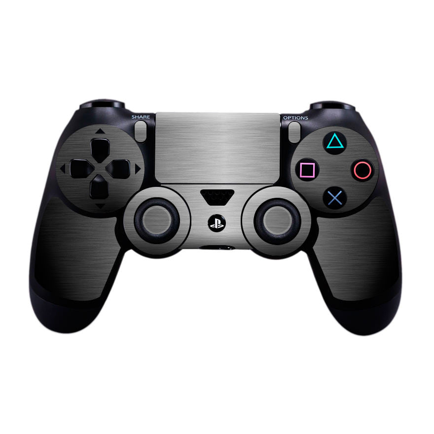 Sony PS4 Controller Brushed Titanium Skin