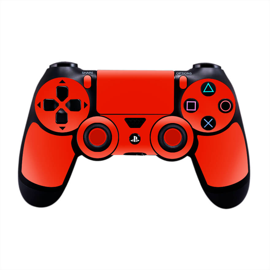 Sony PS4 Controller Dragon Red Gloss Skin